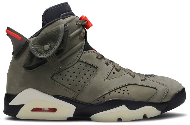 Travis Scott x Air Jordan 6 Retro  Olive  CN1084-200((W)US5.5/EUR36)