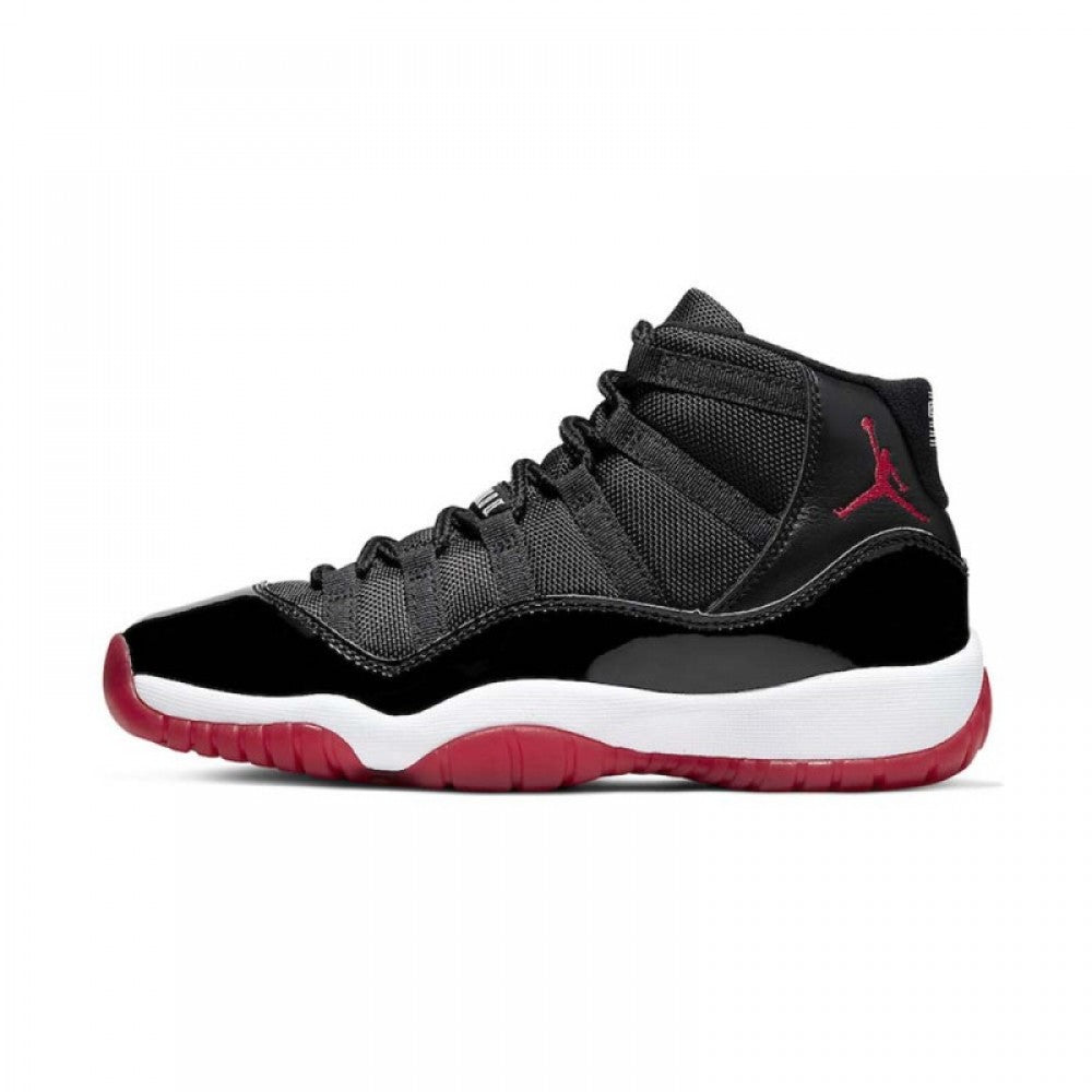 AIR JORDAN 11 RETRO GS  BRED  2019 378038-061((M)US12/EUR46)