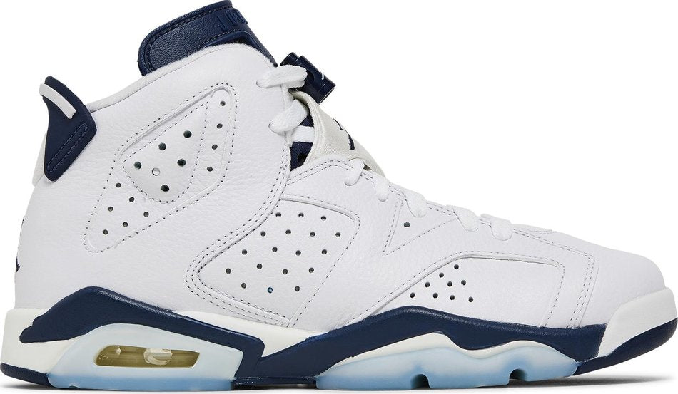 Air Jordan 6 Retro GS  Midnight Navy  2022 384665-141(US4Y/EUR36)