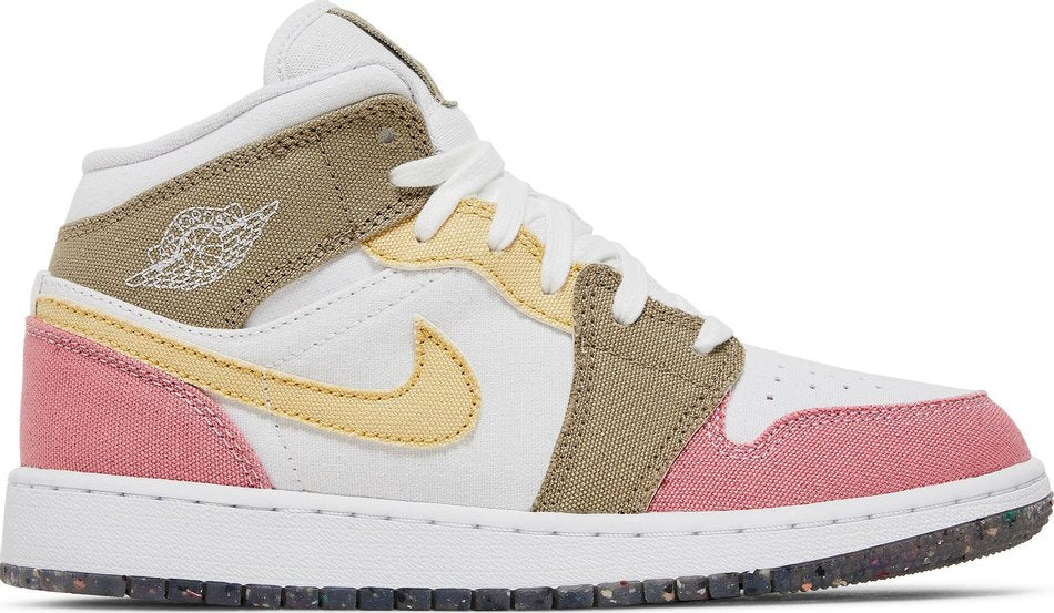 Air Jordan 1 Mid SE GS  Pastel Grind  DJ0338-100((W)US5.5/EUR36)